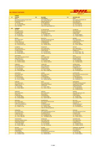 DHL FREIGHT PARTNERS