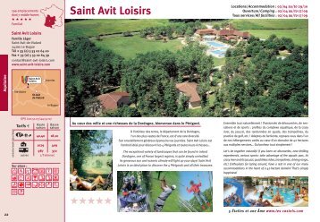 Saint Avit Loisirs - Les Castels