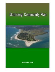 Matarangi Community Plan - Thames-Coromandel District Council