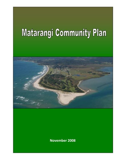 Matarangi Community Plan - Thames-Coromandel District Council