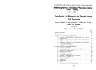 Bibliografía Jurídica Venezolana - Academia de Ciencias Políticas y ...