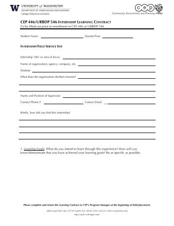 unpaid internship contract template