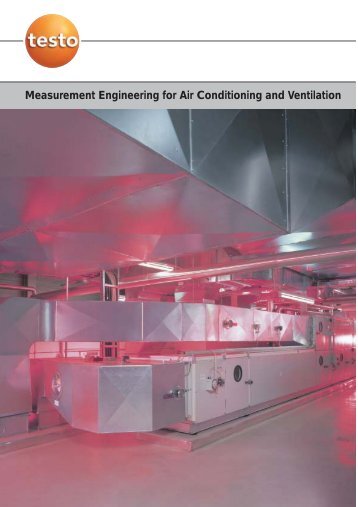 Measurement Engineering for Air Conditioning and Ventilation - Testo