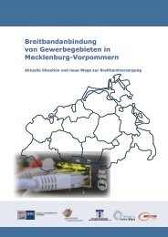 Breitbandanbindung von Gewerbegebieten in Mecklenburg - ECCOM