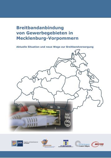 Breitbandanbindung von Gewerbegebieten in Mecklenburg - ECCOM