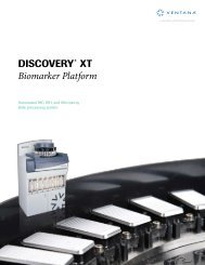 Benchmark Gx Instrument BenchMark GX Spec Sheet - Ventana Medical Systems
