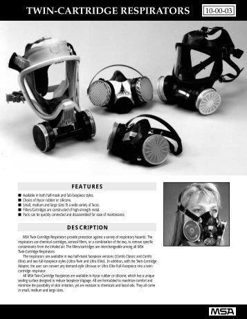 Data Sheet: Twin-Cartridge Respirators - Scene7