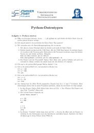 Python-Datentypen