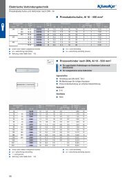 Pressverbinder DIN 46267, Teil 2 und Ã¤hnliche AusfÃ¼hrungen - Al