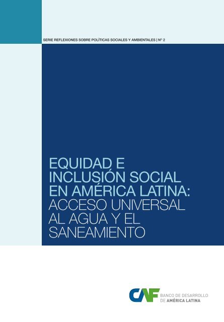 equidad e inclusiÃ³n social en amÃ©rica latina - Publicaciones - CAF