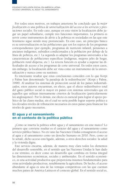 equidad e inclusiÃ³n social en amÃ©rica latina - Publicaciones - CAF