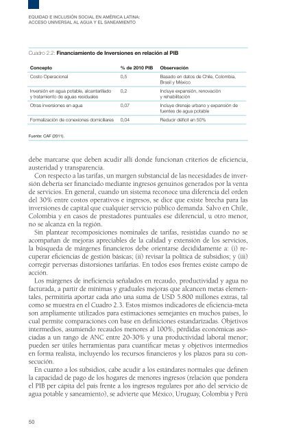 equidad e inclusiÃ³n social en amÃ©rica latina - Publicaciones - CAF