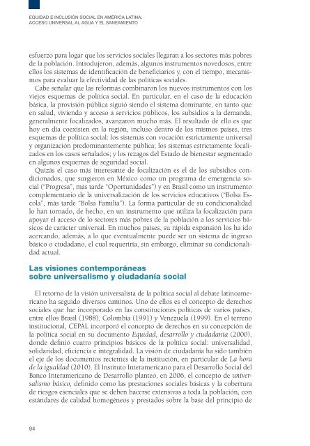 equidad e inclusiÃ³n social en amÃ©rica latina - Publicaciones - CAF