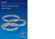 SKF slewing bearings stock range Recommended range from 414 ...