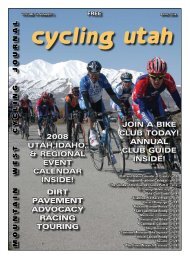 April 2008 Issue - Cycling Utah