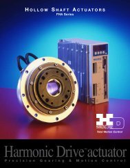 FHA-C Series - Harmonic Drive LLC