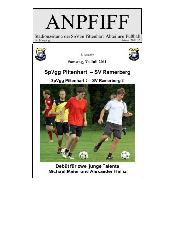 SpVgg Pittenhart â SV Ramerberg