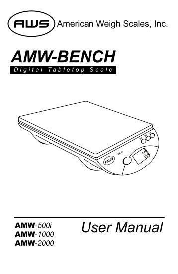 AMW-BENCH - American Weigh Scales Inc