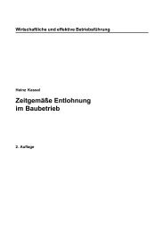 Zeitgemäße Entlohnung im Baubetrieb