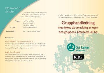 Grupphandledning - S:t Lukas