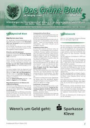 Das Grüne Blatt 1 5 - KJS Kleve