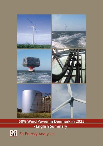 50% Wind Power in Denmark in 2025 - Ea Energianalyse a/s