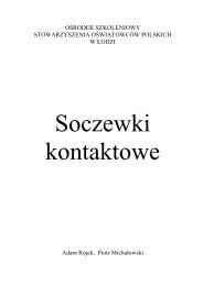 Soczewki kontaktowe - Optimed