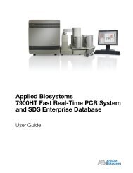 Applied Biosystems 7900HT Fast Real-Time PCR System and SDS ...