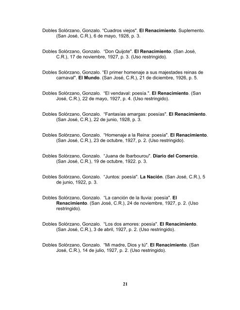 escritoras y escritores costarricenses - Sinabi