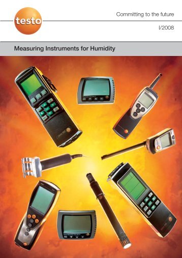 Measuring Instruments for Humidity - Lontek