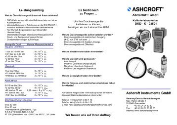 Ashcroft Instruments GmbH