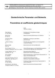 159 Geotechnische Parameter und Beiwerte ... - SGBF-SSMSR