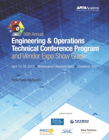 Engineering & Operations Technical Conference Program and ...