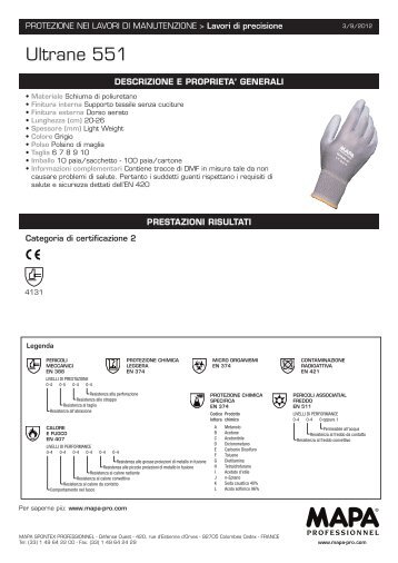 Scheda Tecnica - Flower Gloves
