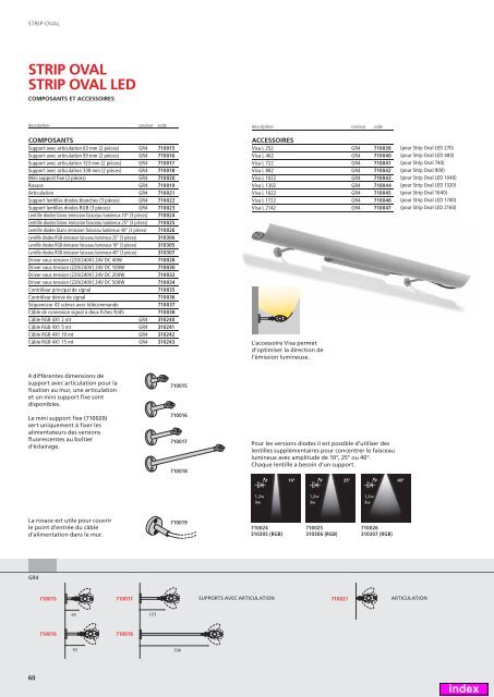 CATALOGUE D'APPAREILS POUR EXTÃRIEURS 2010/2011 index