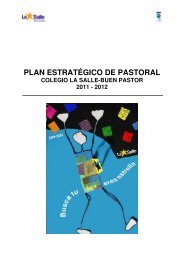 PLAN ESTRATÃGICO DE PASTORAL - La Salle Distrito ARLEP