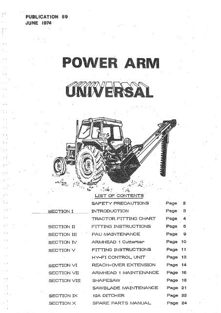 Power Arm Universal - McConnel