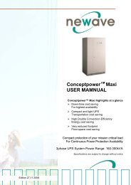 Conceptpower Maxi USER MAMNUAL - Atek Teknik A/S