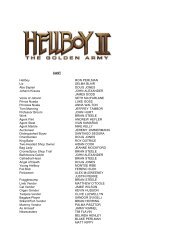 Credits_HELLBOY II_THE GOLDEN ARMY - SYE Publicity