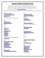 DUMMY'S GUIDE TO MARINE TECHNOLOGY - AUVAC