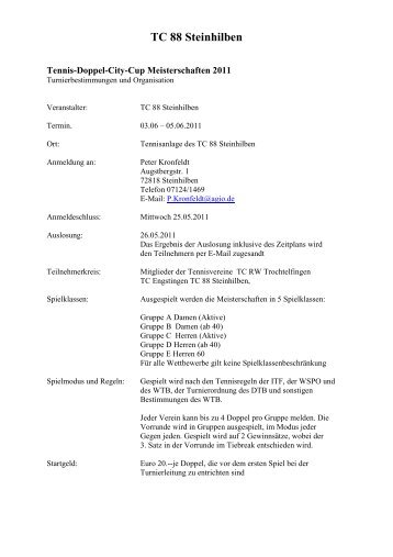 City Cup 2011.pdf - TSV Steinhilben