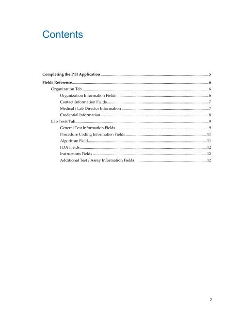 Palmetto GBA Test Identifier (PTI) Application Guide