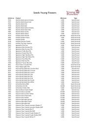 Seed assortment 2012 - Young Flowers A/S