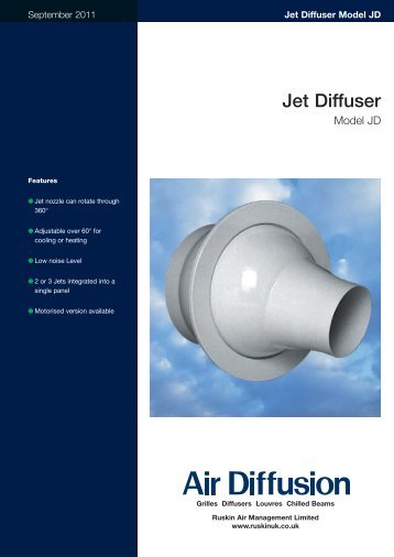 Jet Diffuser Model JD - Air Diffusion