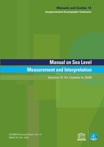 Manual on sea level measurement and ... - unesdoc - Unesco