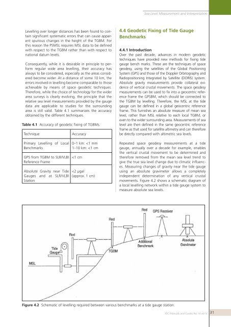 Manual on sea level measurement and ... - unesdoc - Unesco