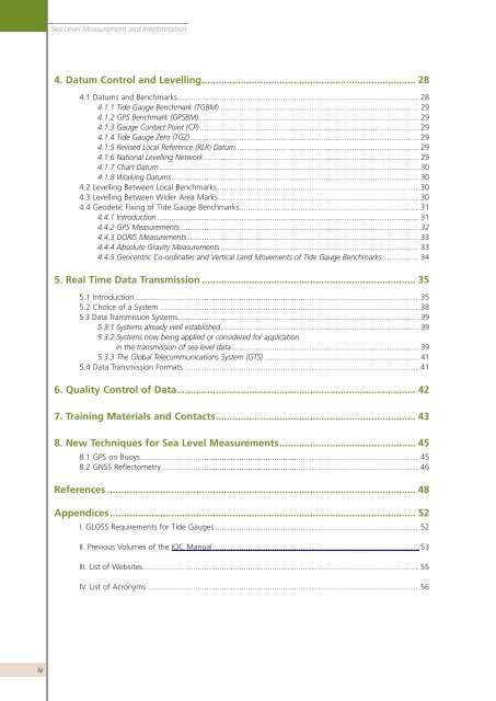 Manual on sea level measurement and ... - unesdoc - Unesco