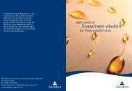 investment wisdom - Aberdeen Asset Management
