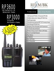 RP3000 & RP3600 spec sheet - Paging & Wireless Service Center