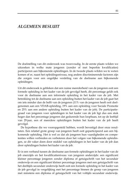 Participatie aan leeractiviteiten na het initieel onderwijs met een ...